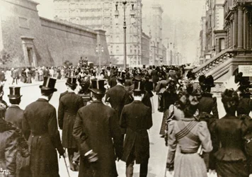 Påskedag på 5th Ave., New York City, 1898